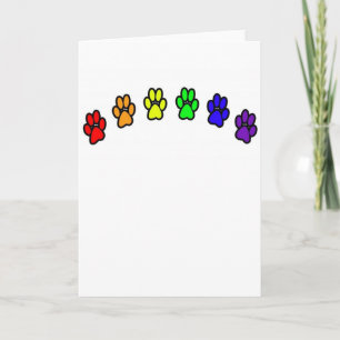 Carte Empreintes Rainbow