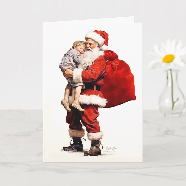 Carte En Attente De Père Noël (Petite plante)