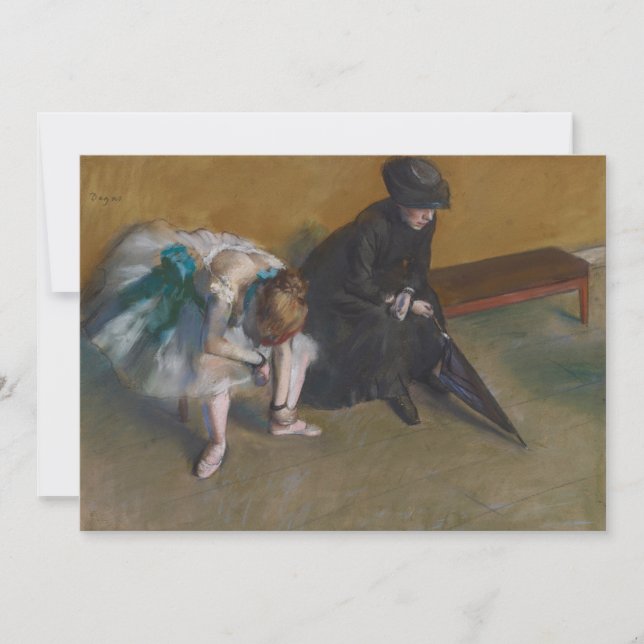 Carte En attente Edgar Degas (Devant)