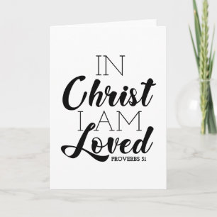 Carte En Christ Je Suis Amoureux Écriture Promet Christi