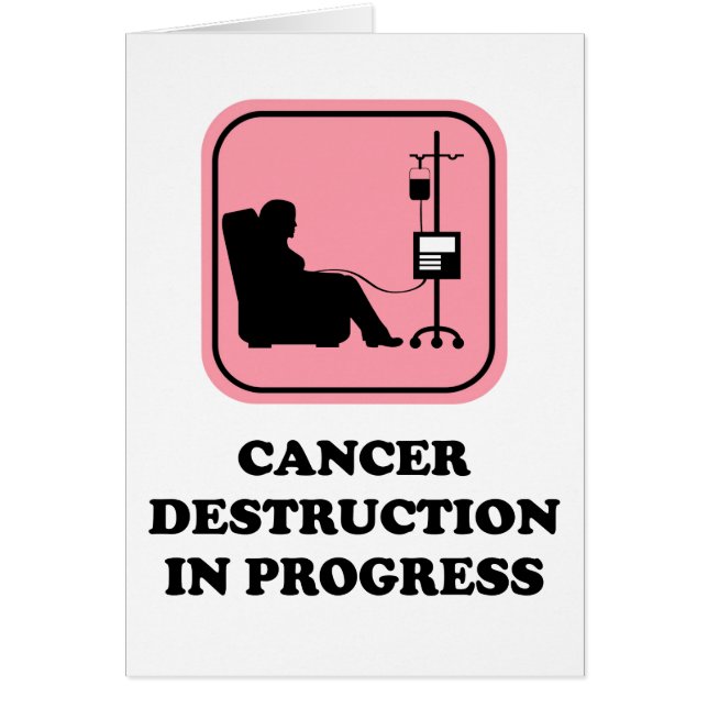 Carte en cours de destruction de Cancer avec le (Devant)