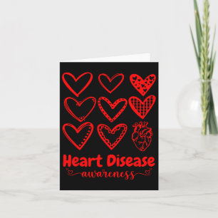 Carte En Février, Nous Portons Red Heart Disease Awarene