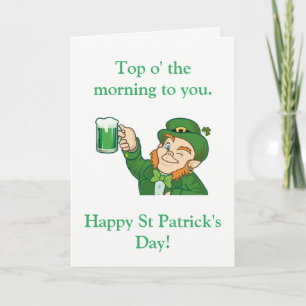 Carte En haut du matin