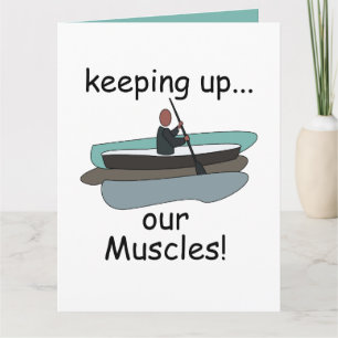 Carte En kayak Maintenir Nos Muscles Citation Drôle