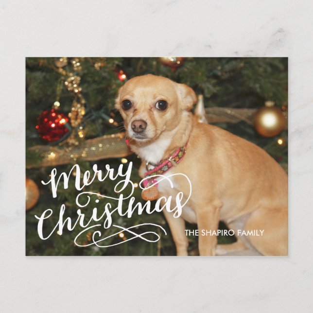 Carte en lettres de vacances de main (Devant)