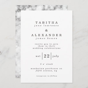 carte en marbre classique