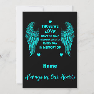 Carte En Mémoire Bereavement Et Perte