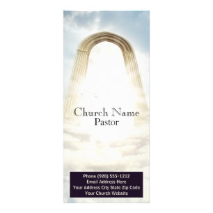 Carte en rack Pastor Church, carte Ministère
