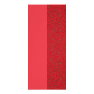 Carte en rack vertical rouge 4″×9″ double finition