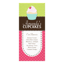 Carte en rack Whimsical et amusant Cupcake