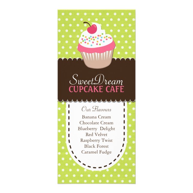 Carte en rack Whimsical et amusant Cupcake (Devant)