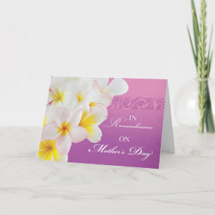 Carte En souvenir de la Fleurs et de la Fête des mères