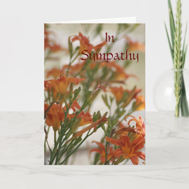 Carte En sympathie (Devant)