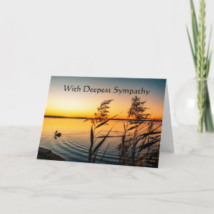 Carte En Sympathie la plus profonde Beau lac Pelican Bir