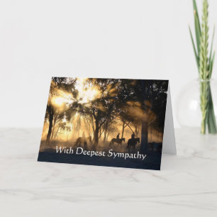 Carte En Sympathie Profonde Cowboys Sunset Sunrise