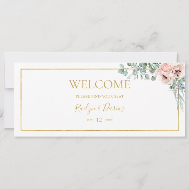 Carte En-tête du graphique à assise florale brillant élé (Dos)