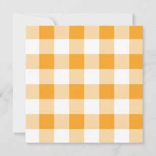 Carte en vichy Motif