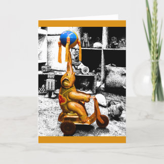 Carte Enchanter Vintage Toy Elephant Card