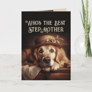 Carte Encore une année pour être fabuleux chien amusant 