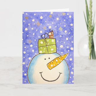 Carte EncourageMe Bonhomme de neige