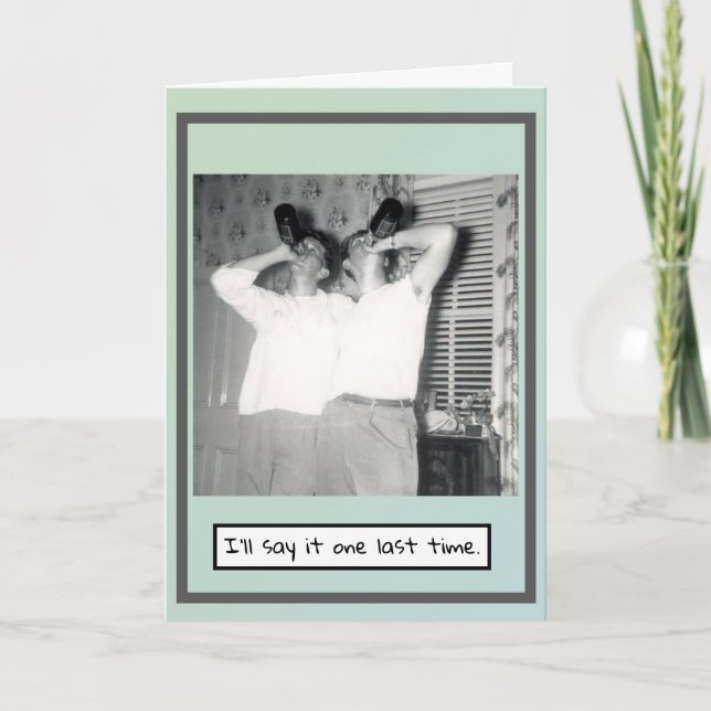 Carte Encouragement Arrêter de boire (Devant)