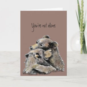 Carte Encouragement, Bien Se Porter, Cancer, Perte Ours 