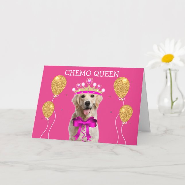 Carte Encouragement Chemo Queen Support (Petite plante)