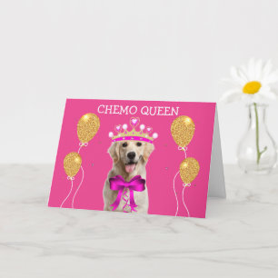 Carte Encouragement Chemo Queen Support