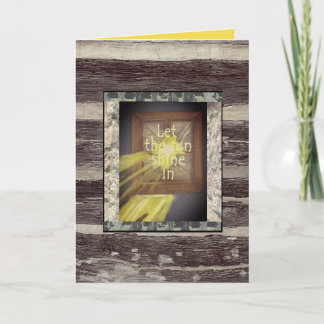 Carte Encouragement de la fièvre cabine