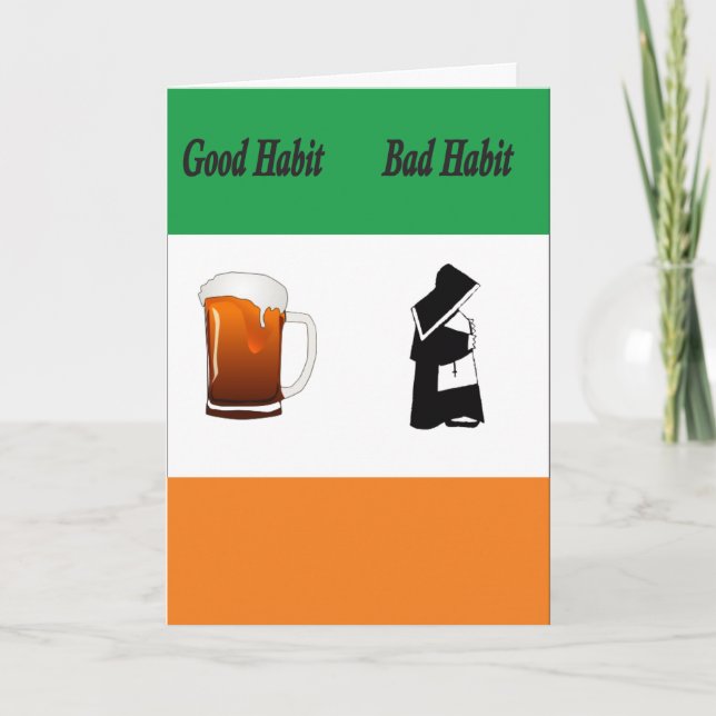 Carte Encouragement du jour de St Patrick (Devant)