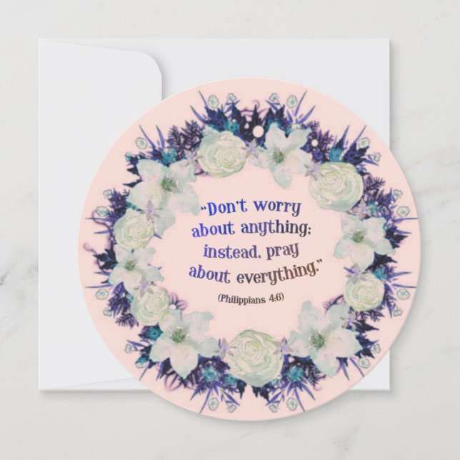 Carte Encouragement Lumière Réconfort Espoir (Devant)