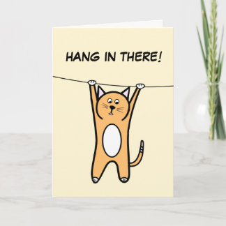 Carte Encouragement pour faire face au stress Tenez bon 