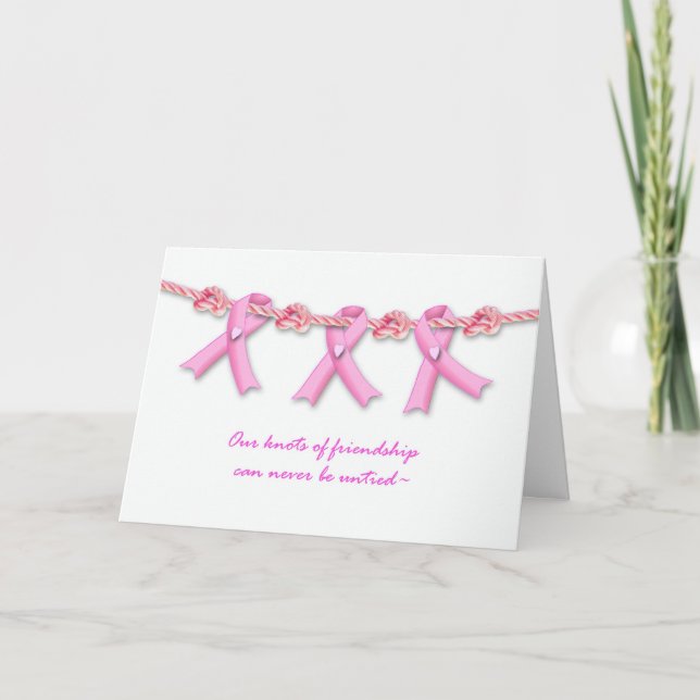 Carte Encouragement pour le patient de cancer du sein, (Devant)