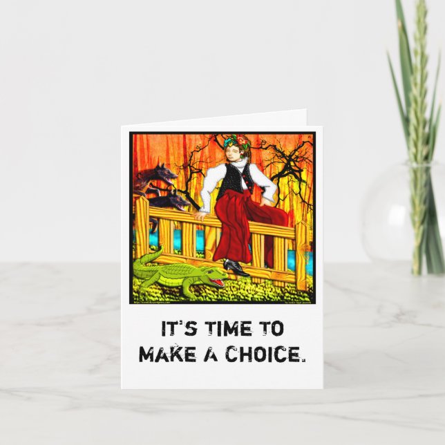 Carte Encouragement Pour Le Sitter De La Clôture Personn (Devant)