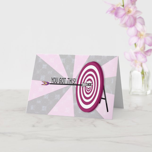 Carte Encouragement pour les patients atteints de cancer (Orchidée)