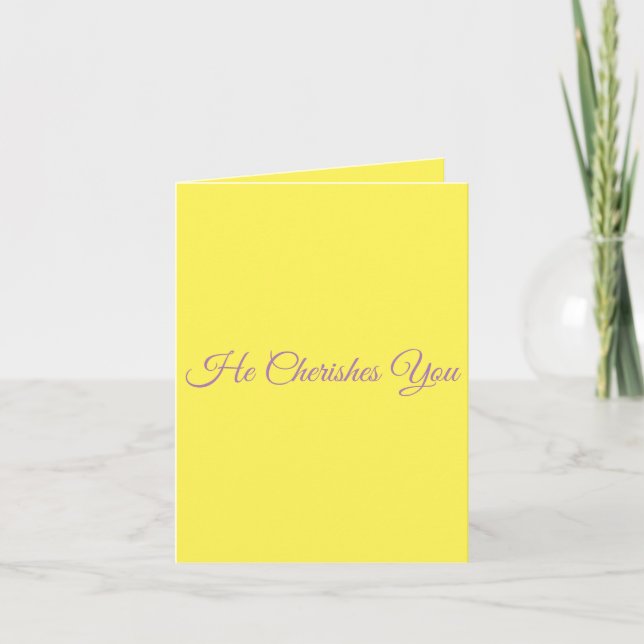 Carte Encouragement pour un coeur brisé. (Devant)