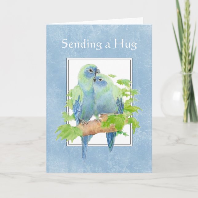 Carte Encourager l'amitié avec un mignon couple de perro (Devant)
