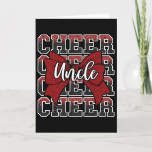 Carte Encourager Oncle Tante Arc Sport Menagère Cheerlea