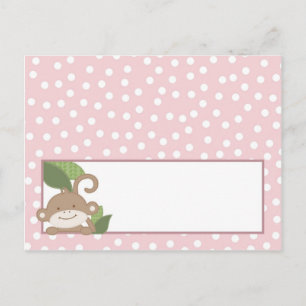 Carte Endroit Écrite Safari Pink Jungle Alligator