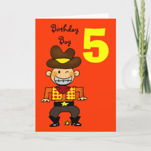 Carte Enfant de 5 ans
