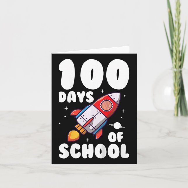 Carte Enfants 100 Jours D'École Enfants 100E Jour D'Écol (Devant)