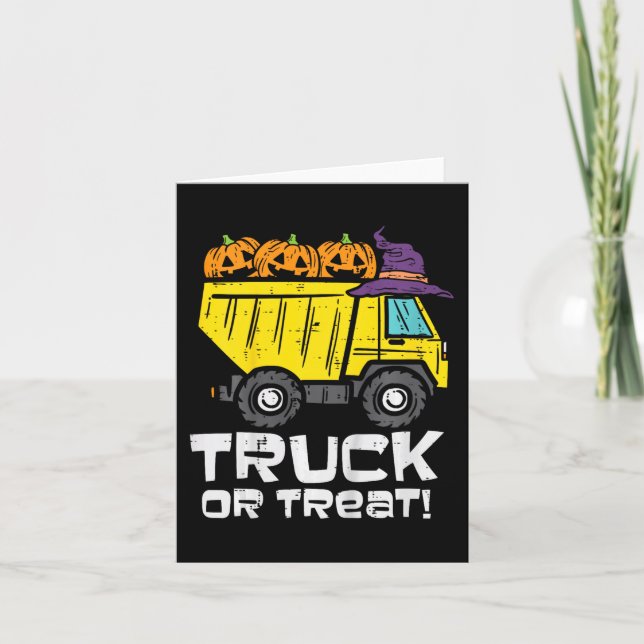 Carte Enfants Camion De Pompage Ou De Traitement Costume (Devant)