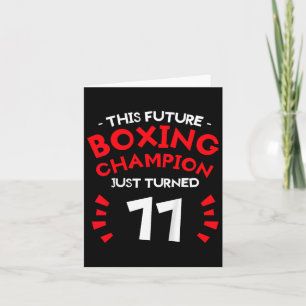 Carte Enfants Ce futur champion de boxe vient de tourner
