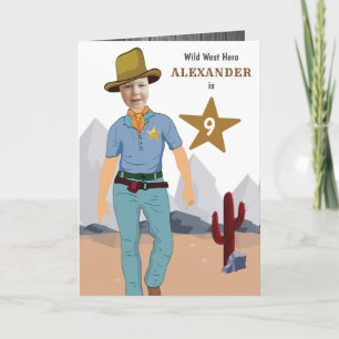 Carte Enfants Cowboy Special Sheriff Photo AJOUTER