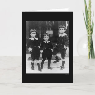 Carte Enfants dans Little Lord Fauntleroy costumes 1914