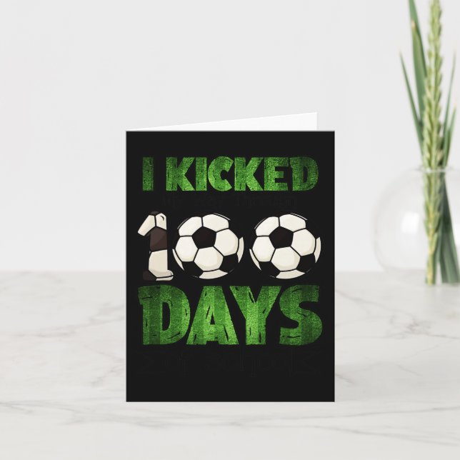 Carte Enfants De Football J'Ai Fait Mon Chemin À Travers (Devant)