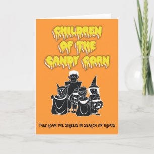 Carte Enfants des bonbons au maïs