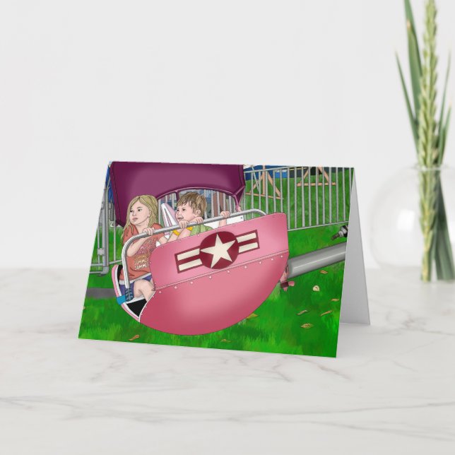 Carte Enfants en art lunaire du Carnaval (Devant)