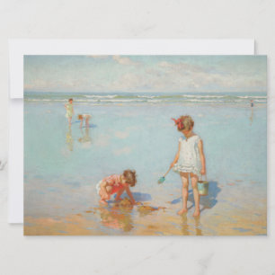 Carte Enfants en bord de mer (Summer Beach Scene)