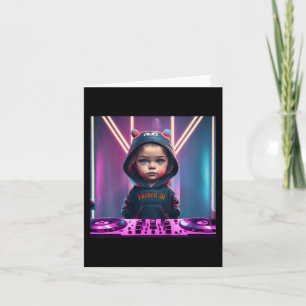 Carte Enfants Enfants DJ Disque Jockey Amusement Enfants